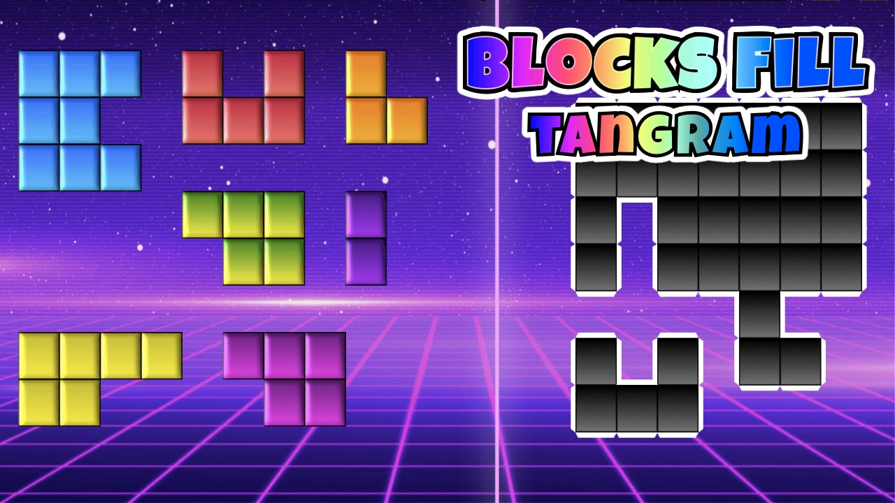 Image Blocks Fill Tangram Puzzle