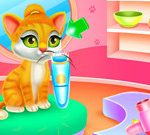 Cute Pets Caring And Dressup