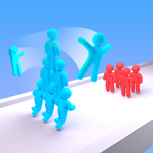 Image Crowd Stack Race 3D