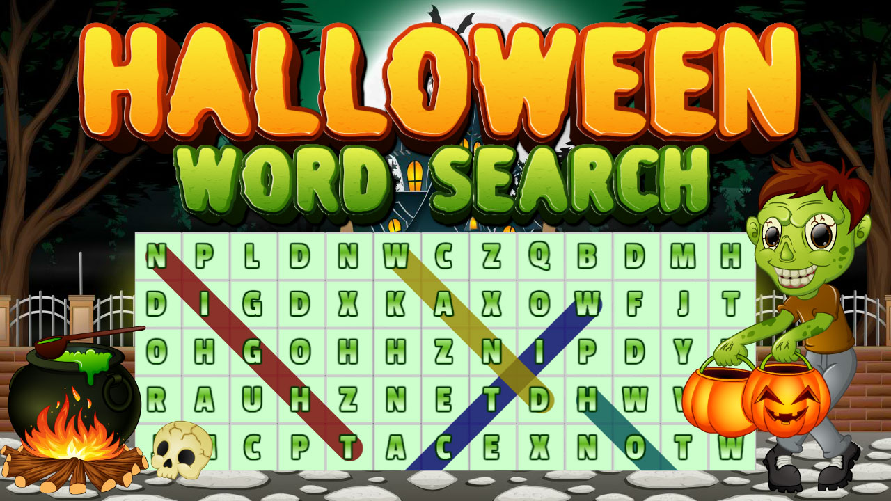 Image Halloween Words Search
