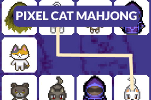 Image Pixel Cat Mahjong