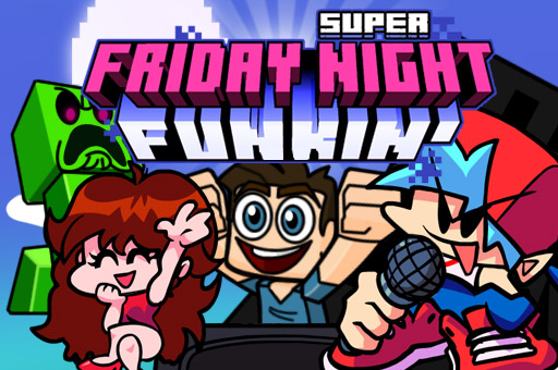 Image Super Friday Night Funki vs Minecraft